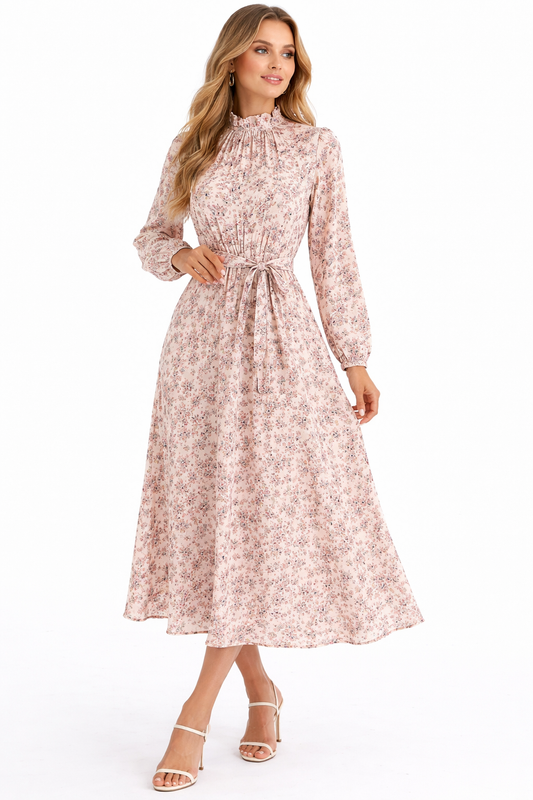 Vestido Midi Floral Esmeralda Provenza