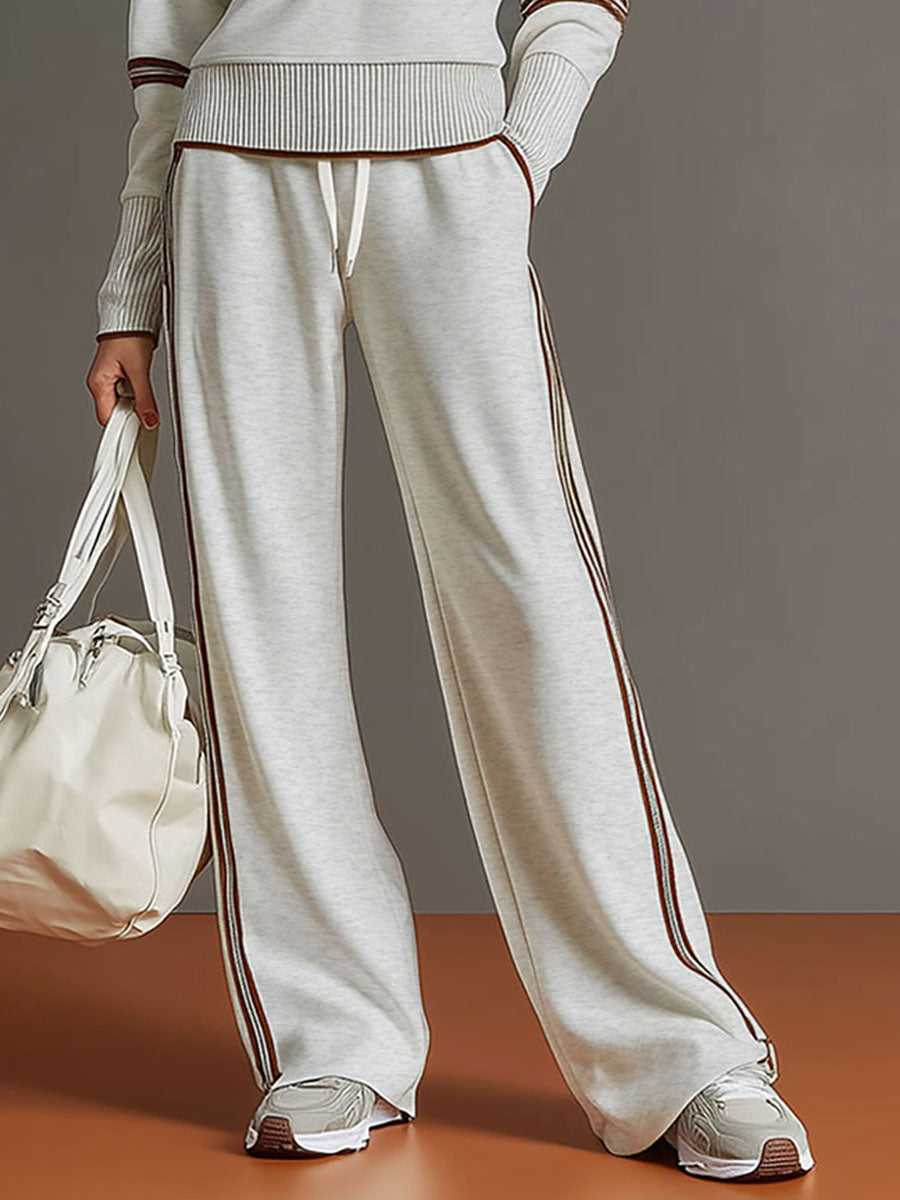 Valentina – blusa y pantalón de pierna ancha