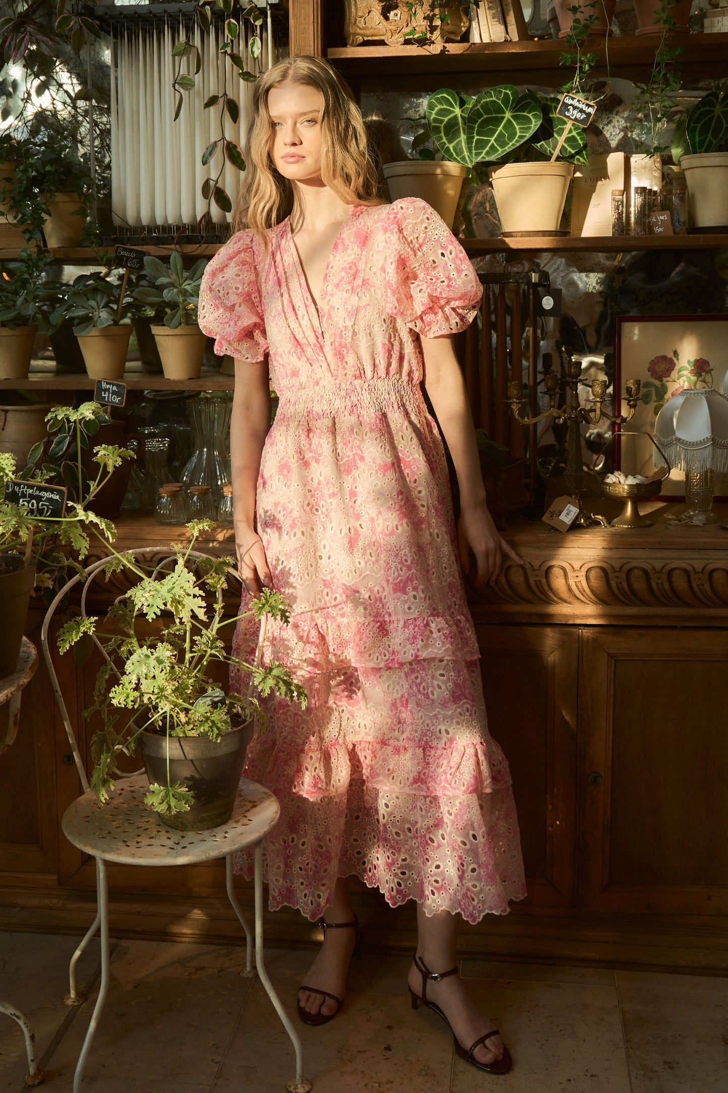 Vestido Maxi Bloom Rosa