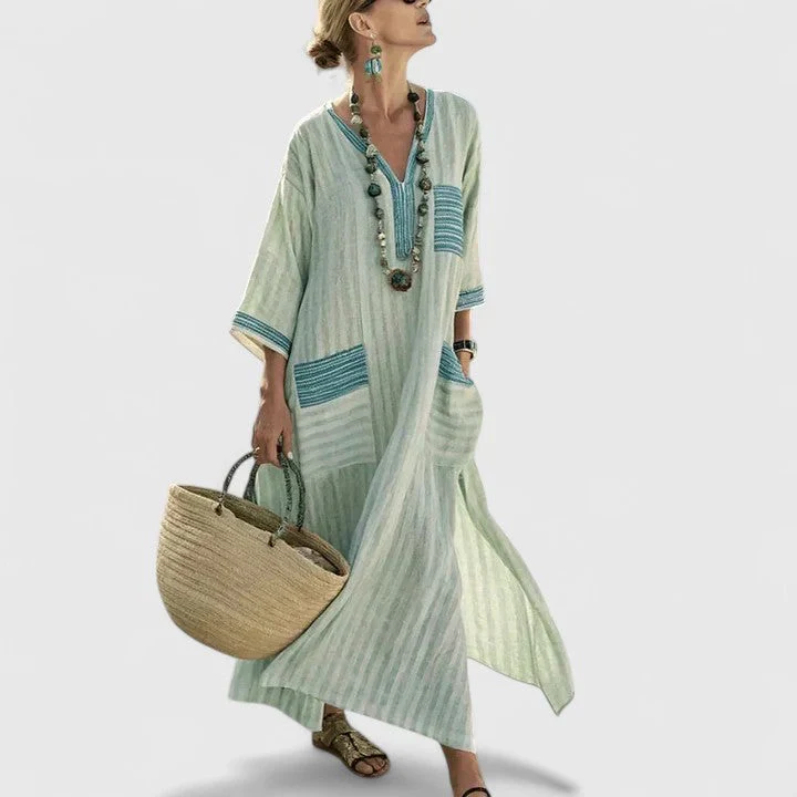 Paz - Vestido Maxi Estampado