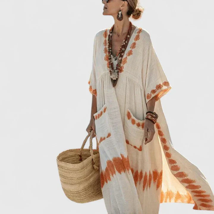 Paz - Vestido Maxi Estampado