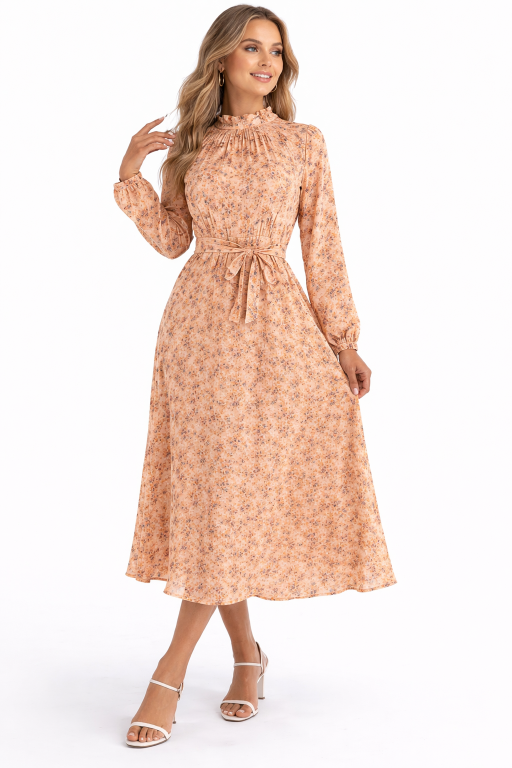 Vestido Midi Floral Esmeralda Provenza