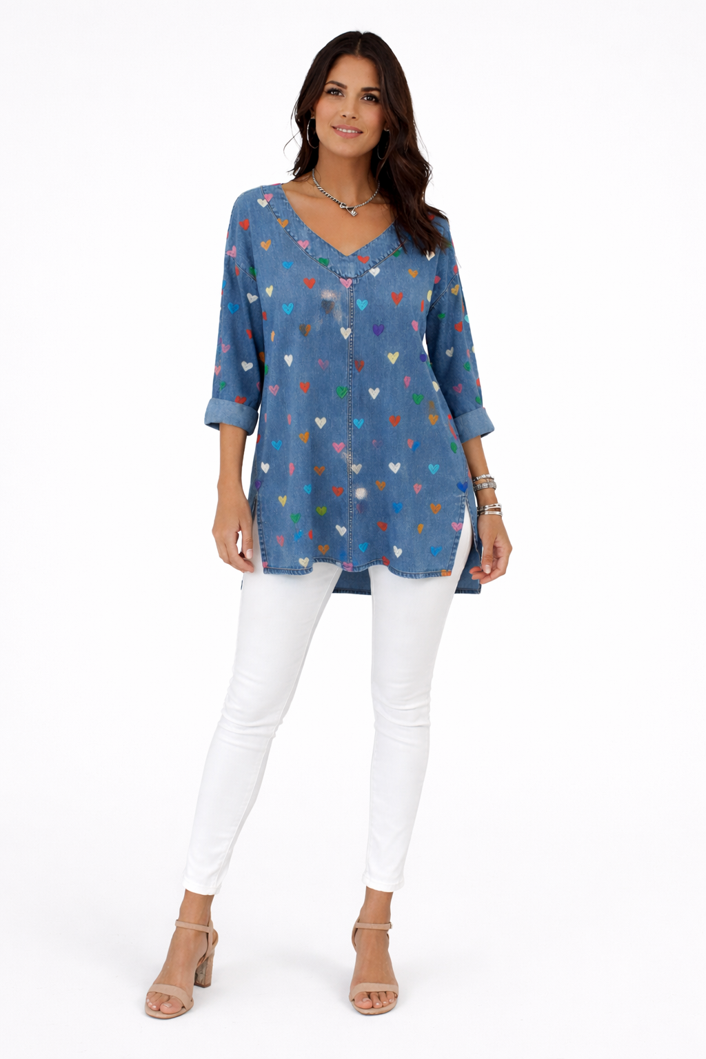 Teresa - Blusa de corazones