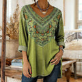 Vera - Blusa Vintage Verde