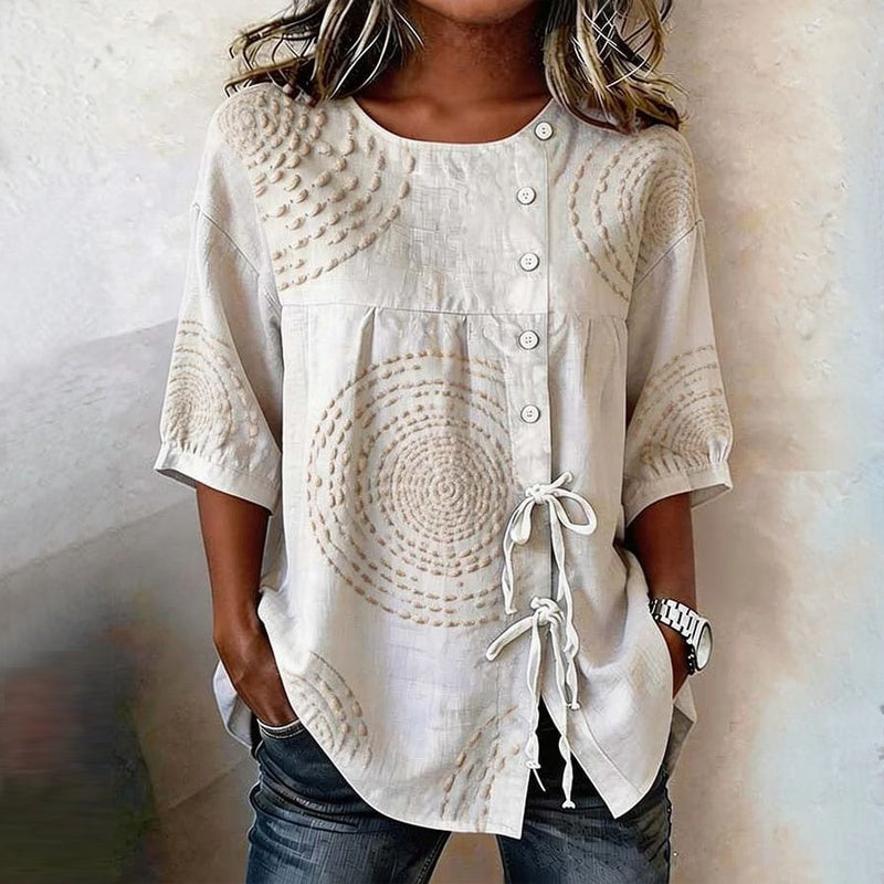 Alma - Blusa Vintage Beige