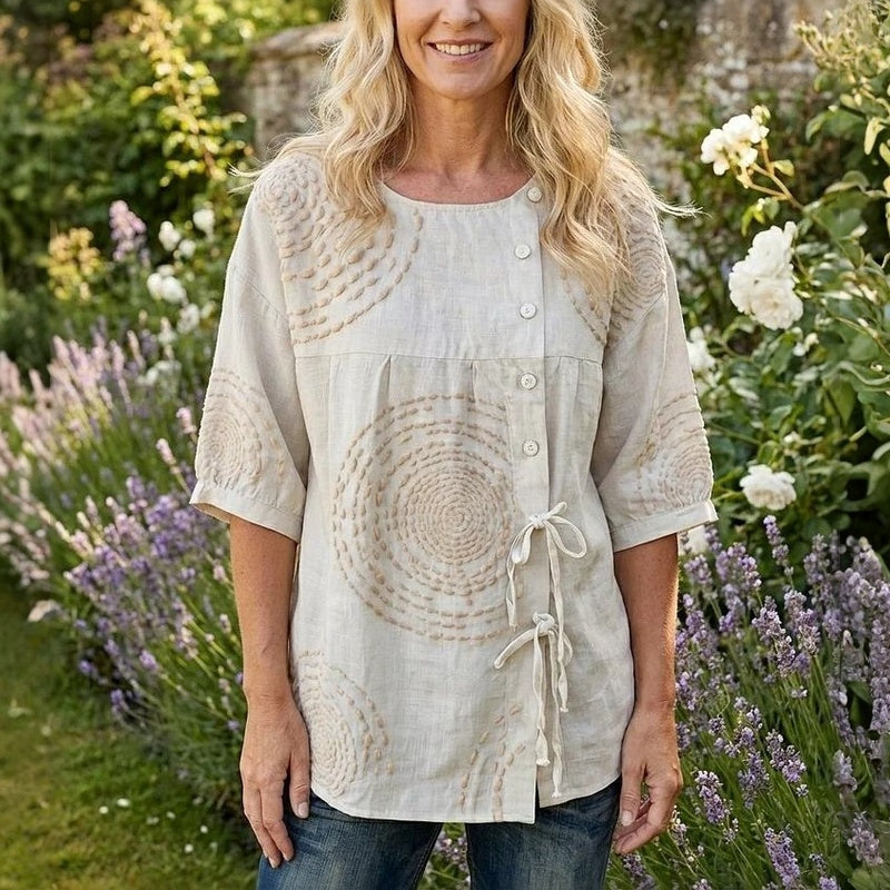 Alma - Blusa Vintage Beige