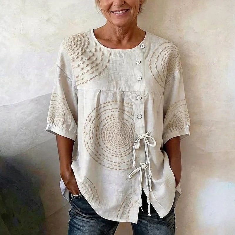 Alma - Blusa Vintage Beige
