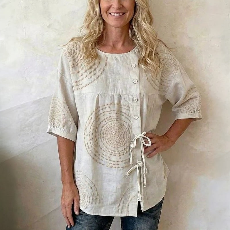 Alma - Blusa Vintage Beige