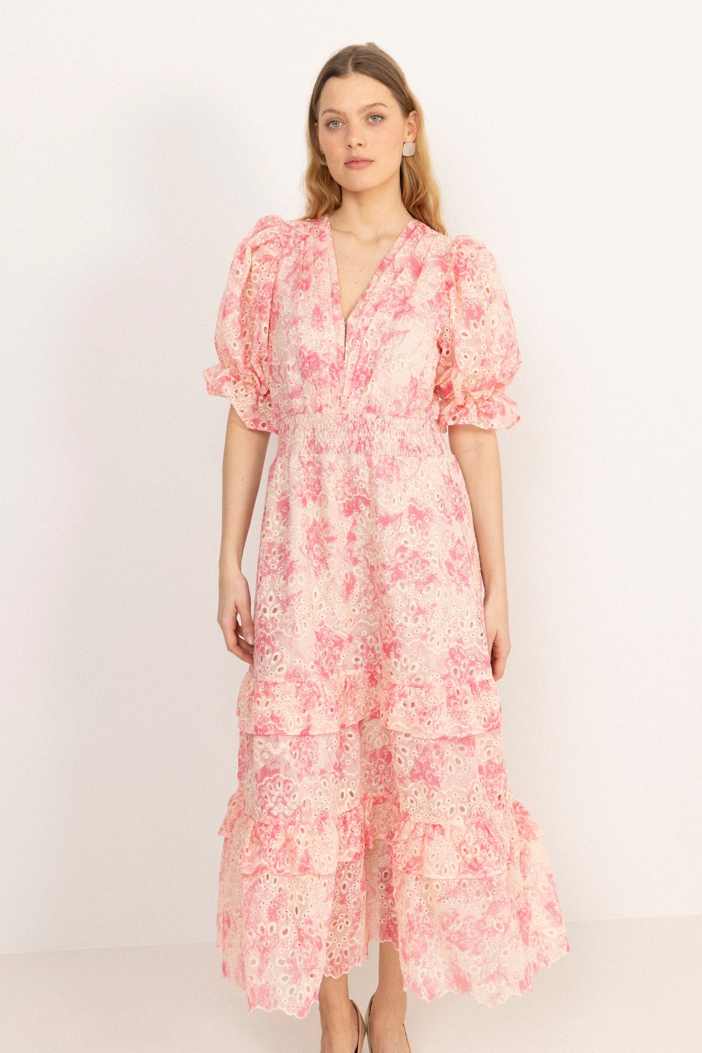 Vestido Maxi Bloom Rosa