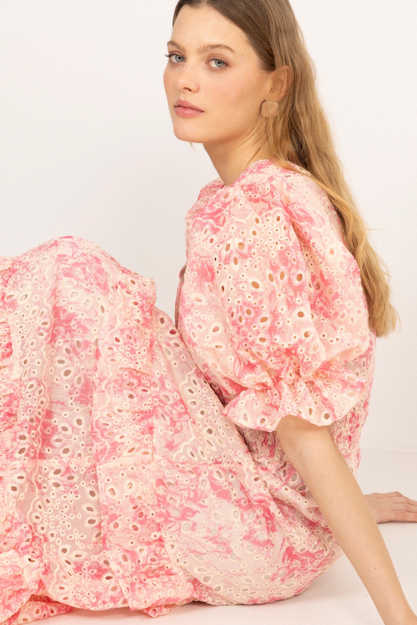 Vestido Maxi Bloom Rosa